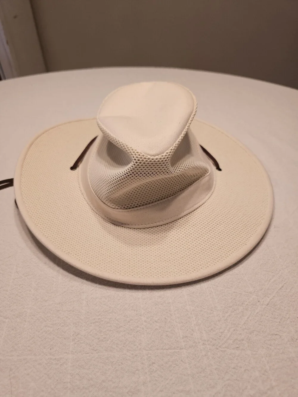 Henschel Hats Mesh Vented Cotton Hat Size Large Fishing Safari Cream Packable